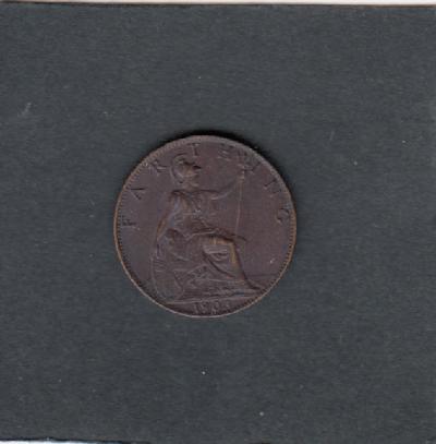 Beschrijving: 1 Farthing GEORGIUS VII 